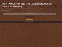 Tablet Screenshot of hire-php-application-developer.blogspot.com