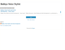 Tablet Screenshot of bobbysvoicestylist.blogspot.com