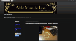 Desktop Screenshot of mimodeluxo.blogspot.com