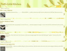 Tablet Screenshot of nadskitchen.blogspot.com