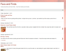 Tablet Screenshot of favsandfinds.blogspot.com