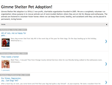 Tablet Screenshot of gimmeshelterpets.blogspot.com