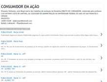 Tablet Screenshot of consumidoremacao.blogspot.com