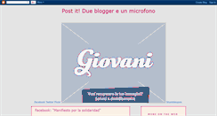 Desktop Screenshot of duebloggereunmicrofono.blogspot.com