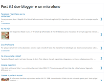 Tablet Screenshot of duebloggereunmicrofono.blogspot.com
