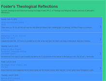 Tablet Screenshot of fosterheologicalreflections.blogspot.com