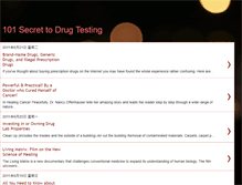 Tablet Screenshot of drug-testing-001.blogspot.com