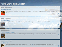 Tablet Screenshot of halfaworldfromlondon.blogspot.com