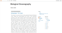 Desktop Screenshot of biologicaloceanography.blogspot.com