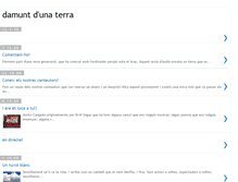 Tablet Screenshot of damuntdunaterra.blogspot.com