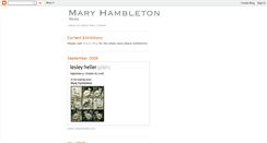 Desktop Screenshot of news-maryhambleton.blogspot.com