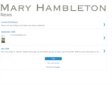 Tablet Screenshot of news-maryhambleton.blogspot.com