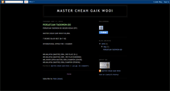 Desktop Screenshot of mastercheahgaikwooi.blogspot.com