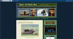 Desktop Screenshot of bearsathallobay.blogspot.com