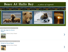 Tablet Screenshot of bearsathallobay.blogspot.com