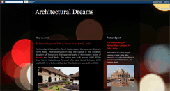 Desktop Screenshot of myarchitecturaldreams.blogspot.com