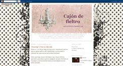 Desktop Screenshot of cajondefieltro.blogspot.com