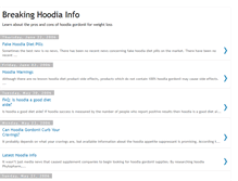 Tablet Screenshot of hoodiainfo.blogspot.com