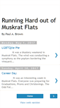 Mobile Screenshot of muskratflats.blogspot.com