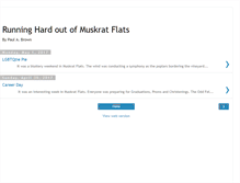 Tablet Screenshot of muskratflats.blogspot.com