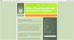 Desktop Screenshot of amd4x4.blogspot.com