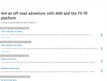 Tablet Screenshot of amd4x4.blogspot.com