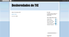 Desktop Screenshot of desheredadosdetics.blogspot.com