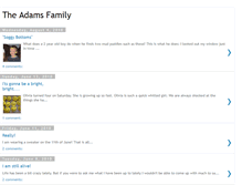 Tablet Screenshot of amy-adamsfamily.blogspot.com