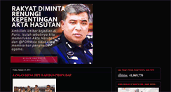 Desktop Screenshot of gerakan-anti-pkr.blogspot.com