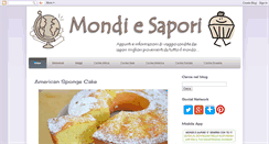 Desktop Screenshot of mondiesapori.blogspot.com