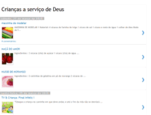 Tablet Screenshot of criancasaservicodedeus.blogspot.com