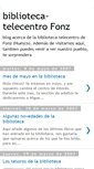 Mobile Screenshot of fonzbibliotecatelecentro.blogspot.com