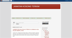 Desktop Screenshot of kerjakosong84.blogspot.com