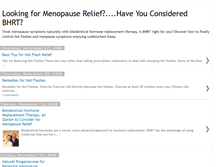 Tablet Screenshot of menopausemaggie.blogspot.com