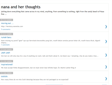 Tablet Screenshot of nanaandherthoughts.blogspot.com