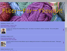 Tablet Screenshot of fiberforthought.blogspot.com