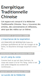 Mobile Screenshot of energetiquetraditionnellechinoise.blogspot.com
