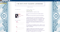 Desktop Screenshot of notjusttalkinganymore.blogspot.com