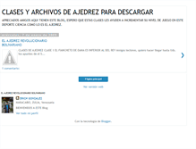 Tablet Screenshot of clasesyarchivosdeajedrez.blogspot.com
