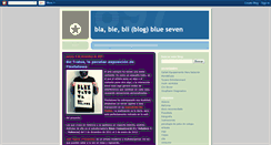 Desktop Screenshot of blue-seven.blogspot.com