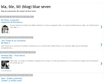 Tablet Screenshot of blue-seven.blogspot.com