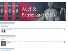 Tablet Screenshot of cbg-adel-en-patriciaat.blogspot.com