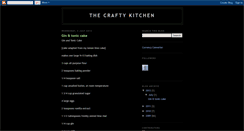 Desktop Screenshot of craftykitchenrecipes.blogspot.com