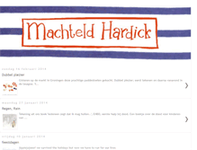 Tablet Screenshot of machteldhardick.blogspot.com