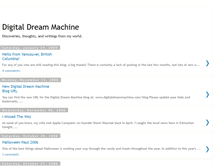 Tablet Screenshot of digitaldreammachine.blogspot.com