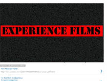 Tablet Screenshot of experiencefilms.blogspot.com