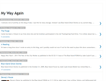 Tablet Screenshot of mywayagain.blogspot.com
