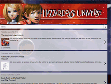 Tablet Screenshot of hazzardousuniverse.blogspot.com