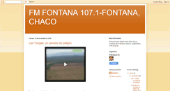 Desktop Screenshot of fmfontana1071-fontanachaco.blogspot.com