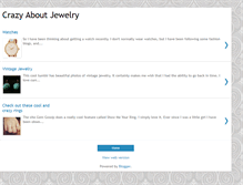 Tablet Screenshot of crazyaboutjewelrie.blogspot.com